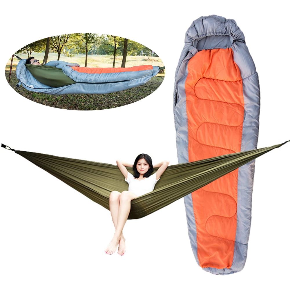4 Season Sleeping Bag Waterproof Outdoor Camping Hiking Hammock Single Zip Bag 