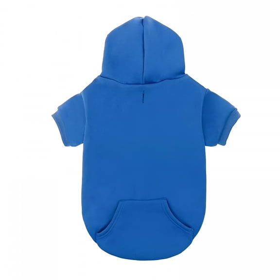 TELOLY Basic Dog Hoodie, Soft and Warm Dog Hoodie Sweater with Leash Hole and Pocket, Dog Winter Coat, Cold Weather Clothes for Dogs