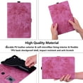 thumbnail image 4 of Allytechgroup Flip Case for Apple iPad (A16) 11th Gen 11" 2025/ iPad 10th Gen 10.9" 2022, Stylish Blossom PU Leather Auto Sleep Wake Protective Pencil Holder Shockproof Case for iPad 11/ iPad 10,Rose, 4 of 8