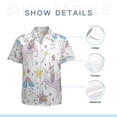 thumbnail image 7 of High Quality Hawaiian Shirts for Men Short Sleeve Aloha Beach Shirt Floral Summer Casual Button Down Shirts Blouses POHLL4, 7 of 7
