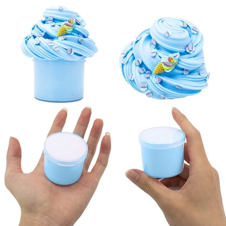 Swiftyle 1-3 Counts Thanksgiving Decorations 70ml Furry Cloud Butters Slimes Clays Toy Non Settling With Accessories DIY Noodles Stretchy Slimes For Creatives Crafts