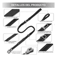 thumbnail image 4 of Correa Seguridad Mascotas Malubero, Negro, 4 of 5