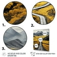 thumbnail image 3 of Designart "Yellow Prairies The Road Less Traveled III" Landscape & Nature Canvas Wall Art, 3 of 5