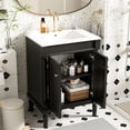 thumbnail image 2 of 24-inch Vanity - Ceramic Sink and MDF Construction - Bathroom Enhancement - Ample Storage, 2 of 7