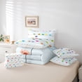 thumbnail image 6 of Castle Fairy Colorful Birds Bedding Comforter Set,Cartoon Animal King Bedding Sets, 6 of 8