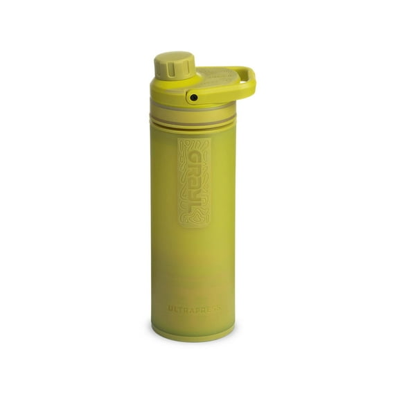 Grayl UltraPress Purifier Bottle, Forager Moss, 16.9 oz,