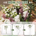 thumbnail image 5 of Uxcell Flower Gift Wrapping Paper, Waterproof Bouquet Wrap for Wedding DIY Craft Gold Edge Red, 5 of 7