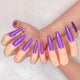 thumbnail image 2 of 24 piezas de bailarina de Color puro desnudo profundo ataúd largo uñas postizas brillantes prensa en uñas puntas postizas manicura para mujeres y niñas Jormftte HMHZ359-8, 2 of 6
