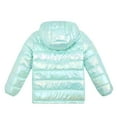 thumbnail image 3 of Aideaone Girls Puffer Jacket Packable Lightweight Down-Alternative Hooded Winter Coat Shiny Outerwear for Kids 4-12Years, 3 of 9