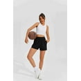 thumbnail image 6 of Pinspark Sweat Shorts Women Comfy Lounge Summer Short for Athletic Workout Running Pockets Drawstring Elastic High Waist, 6 of 6