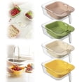 thumbnail image 6 of Berry Washing Bowl with Strainer,Double Layer Telescopic Basket,Washing Strainer Bowl with Handle for Kitchen Living Room Table Top Snack Vegetable Berries Strawberry Vegetables(Pink,9.4x7.5x3.6"), 6 of 7