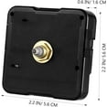 thumbnail image 2 of Highcool Clock Mechanism, Silent Battery-Powered Clock Motors, Wall Clock Repair Components (Battery Not Included), 2 of 7