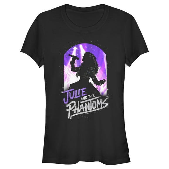 Junior's Julie and the Phantoms Singer Silhouette  Graphic T-Shirt