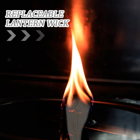 Clispeed 8Pcs Portable Hemp Rope Wick Supplies for Oil Lamps and Lanterns