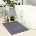 thumbnail image 3 of Unique Bargains Bath Rugs Reversible Cotton Spa Quick Dry Non Slip Bathroom Mat Gray, 3 of 7