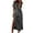 B143 Gray plus size summer dresses clearance under $5, variant on Summer Dresses for Women under $10! Xqxayjr Womens Summer Dress Casual Fashion Short Sleeve Maxi T Shirt Dress Striped Long Color Block Vacation Beach Dress Vestidos de Verano para Mujer