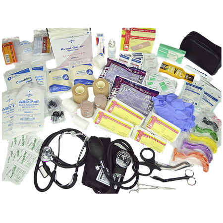 Emt First Responder Lightning X Standard First Aid Responder EMT Medical Stocked Trauma Fill Kit LXSMK-B ()