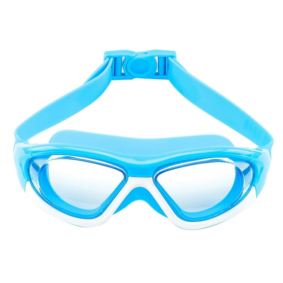 WORGEOUS 1 pieza gafas antivaho de silicona suave gafas de natación anti UV lentes impermeables para niños