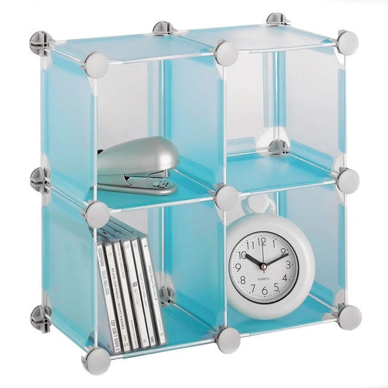 Organize it All 15994W-1 Small Blue Translucent Cubes - image 2 of 2