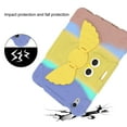 thumbnail image 5 of ELEHOLD Kids Case for iPad 10th Gen 10.9" 2022, Cute Owl Design Rugged Case with Hidden Kickstand Pencil Holder Shockproof Silicone Cover, Yellow, 5 of 5