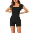 thumbnail image 1 of INSPIRAR CHIC Mono de Mujer Sin Mangas Mono con Cintura Ajustable Pantalones Largos Elásticos Mono con Bolsillos M Negro, 1 of 6