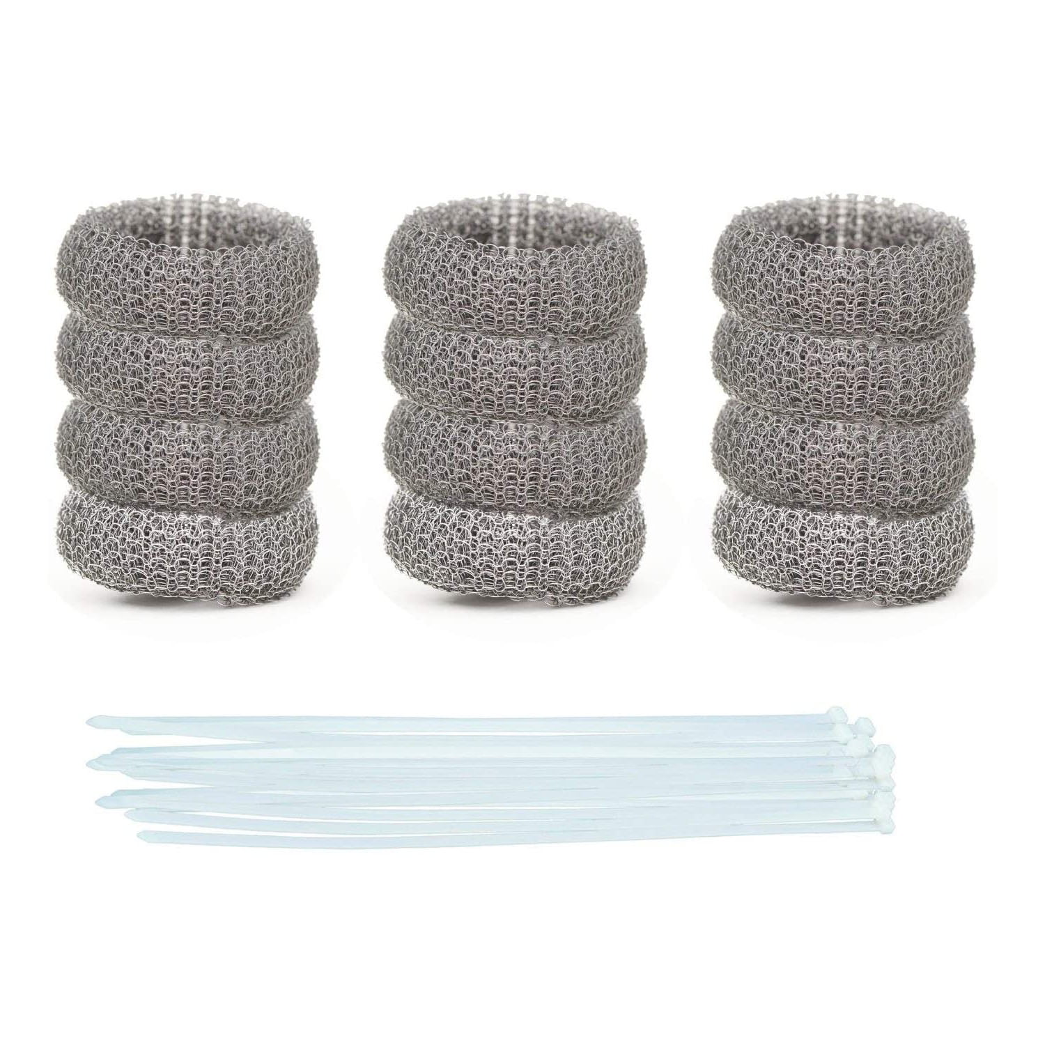 12 Lot Washing Machine Lint Traps Snare Filter Screen Stainless Steel