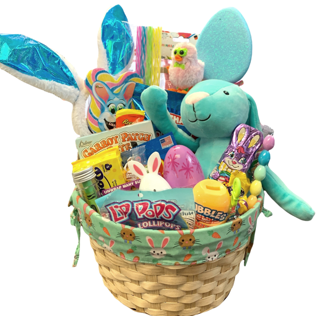 Premade Easter Gift Basket Activity Snack Care Package for Kids Tweens