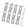 thumbnail image 4 of MOVTOTOP Ceiling Fan Mounting Bracket for Lamp Installation Silver Iron Material Sturdy and Reliable 4 Sets, 4 of 8