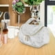 thumbnail image 4 of 2 bolsas de cosméticos con diseño de mármol, bolsa de viaje para guardar maquillaje, bolsa de herramientas de maquillaje de gran capacidad, organizador de papelería para mujer., 4 of 5