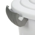 thumbnail image 5 of 24 Quart Latching Utility Can – White Durable Plastic Storage Container with Secure Lid, 5 of 6