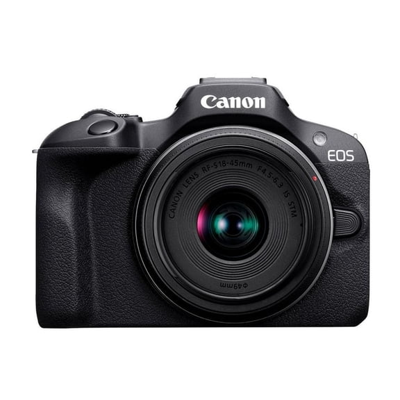 Cámara digital EOS R100 RF-S18-45MM F4.5-6.3 IS STM; Negro (Reacondicionado)