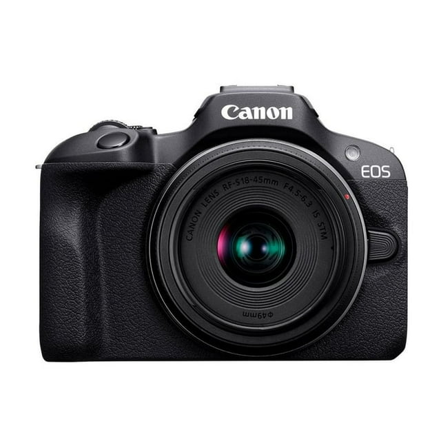Cámara digital EOS R100 RF-S18-45MM F4.5-6.3 IS STM; Negro (Reacondicionado)