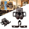 thumbnail image 3 of Pestillo para puerta de armario, cerradura con rodillo de doble bola, Hardware, Clip de puerta de cobre, manija de hebilla, herramienta de ferretería para puerta de casa, 1 ud., 3 of 5