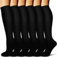 thumbnail image 1 of LOVEVER 6 Paires Bas de Compression pour Femmes et Hommes - Idéal pour la Circulation Course Athlétique Récupération Infirmière Voyage, 1 of 7