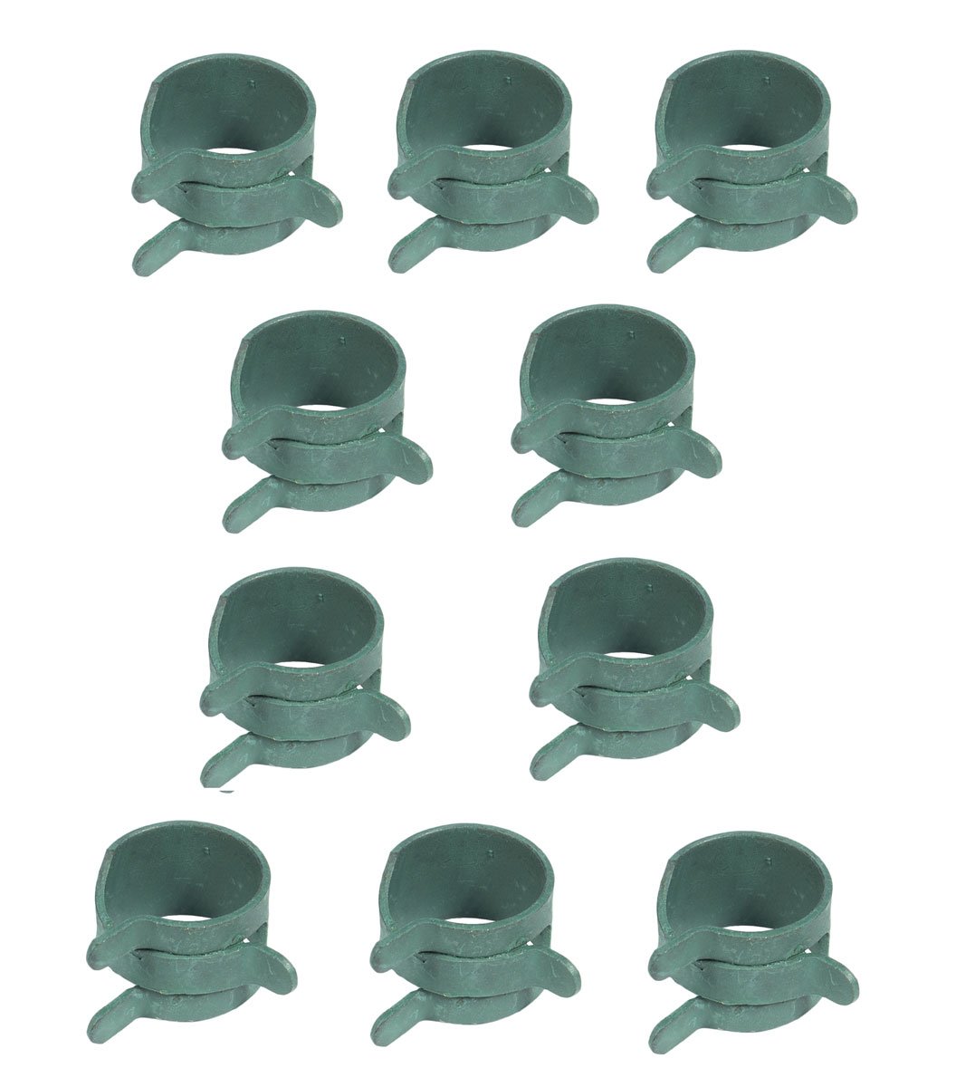 5904 Hose Clamps Pack of 10Color Green By Rotary