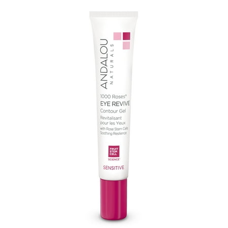 Andalou Naturals Eye Revive Contour Gel, 1000 Roses, 0.6