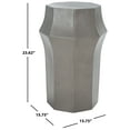 thumbnail image 3 of SAFAVIEH Klaudia Outdoor Patio Concrete Accent Table, Dark Grey, 3 of 9