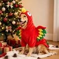 thumbnail image 6 of PET Parrot Costume, a Red Polyester Parrot-Style Costume Sized for the Selected PET Variation, for Dogs, Cats, PET Parties, Photos, and Playful Seasonal Dress-up, Red, Size XL, Practical Home Use, 6 of 7