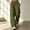 Green, variant on Womens Baggy Wide Leg Sweatpants with Pockets - Elastic High Waist Loose Fit Pull On Casual Lounge Pants