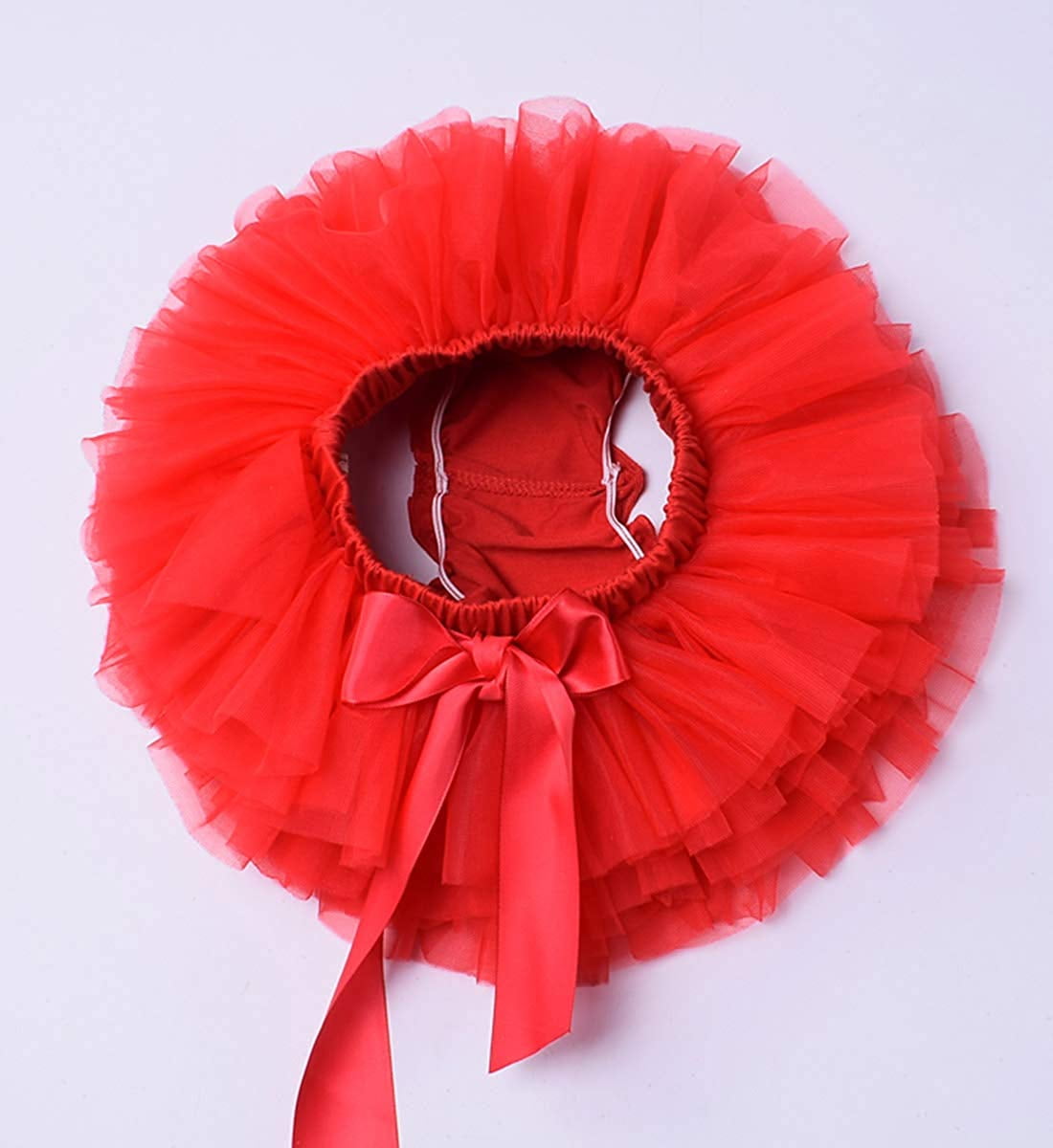 Baby Girls Tutu Bloomers Diaper Cover Cotton Tulle Bloomers and Headband Set