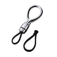 thumbnail image 1 of Llavero para coche, llavero de negocios para llaves, mochila, marido, novio, camping. Plata ovalada, 1 of 9