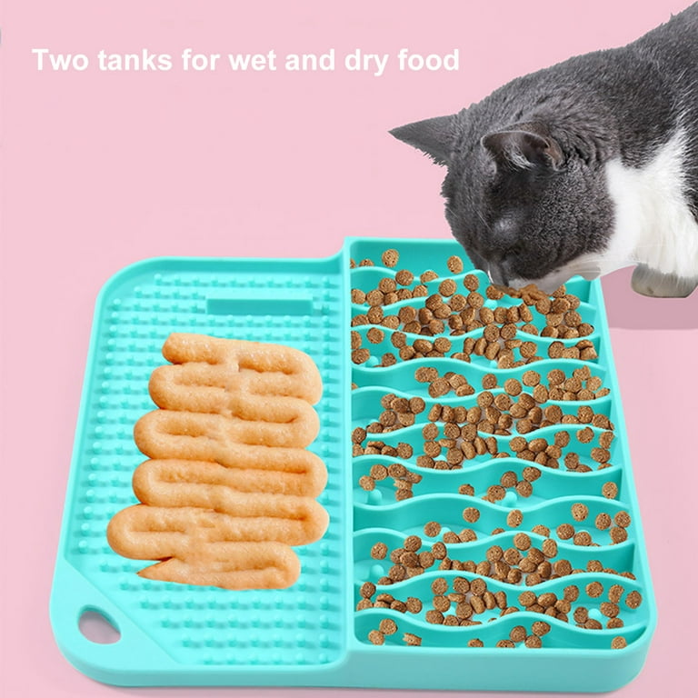 Dog Lick Mat,non-slip Slow Feeder Lick Mat Dog Cat Food Mat,for