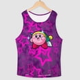 thumbnail image 3 of Game Kirby Tank Tops Womens Summer Sleeveless Tee Casual Running Workout Sport Vest, Women'sTank Top Sleeveless, Ladies Round Neck Tops, 3 of 6