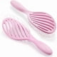 thumbnail image 1 of wonima11 Hollow Out Hair Brush Scalp Massage Combs Hair Styling Detangler Fast Blow Drying Detangling Tool For Wet Dry Curly Hair (Pink), 1 of 1
