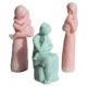 thumbnail image 2 of Flexible Silicone Mold Candle Crafting Supplies Mother Hug Kid Shape Candle Mold Silicone Texture for Candle Crafting, 2 of 4