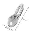 thumbnail image 2 of HAMPPLIES 2Pcs Engine Lift Ring For Mechanics Silver Stainless Steel, 2 of 8