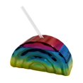 thumbnail image 3 of Vaso con Popote Mainstays 440ml Diseño Arcoiris, 3 of 3