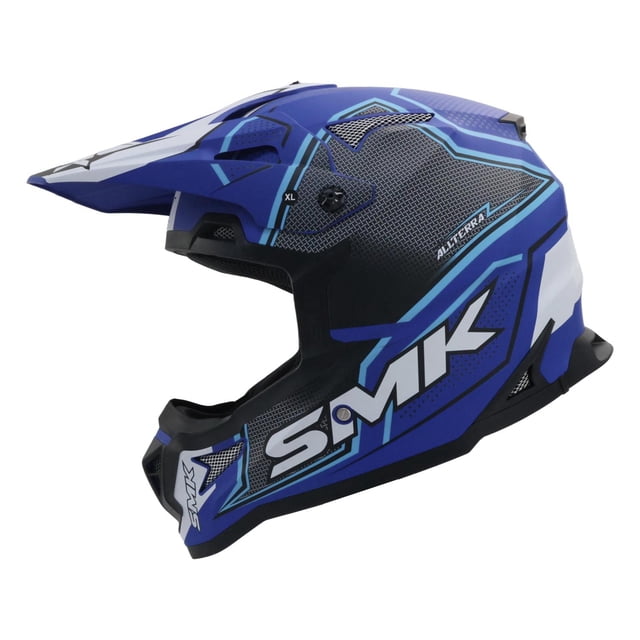 Casco Smk Allterra Azul Mate Maverix Ma521 Cross azul XXL