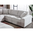 thumbnail image 5 of Roundhill Furniture Breton Contemporary 6-Piece L-Sectional Sofa, 5 of 10