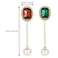 thumbnail image 4 of IFANLANDOR 2Pcs Women Brooch Decorative Alloy Scarf Pin Elegant Design Assorted Color Suit Accessory, 4 of 6